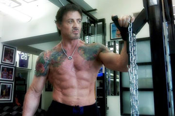 sylvester stallone training pic